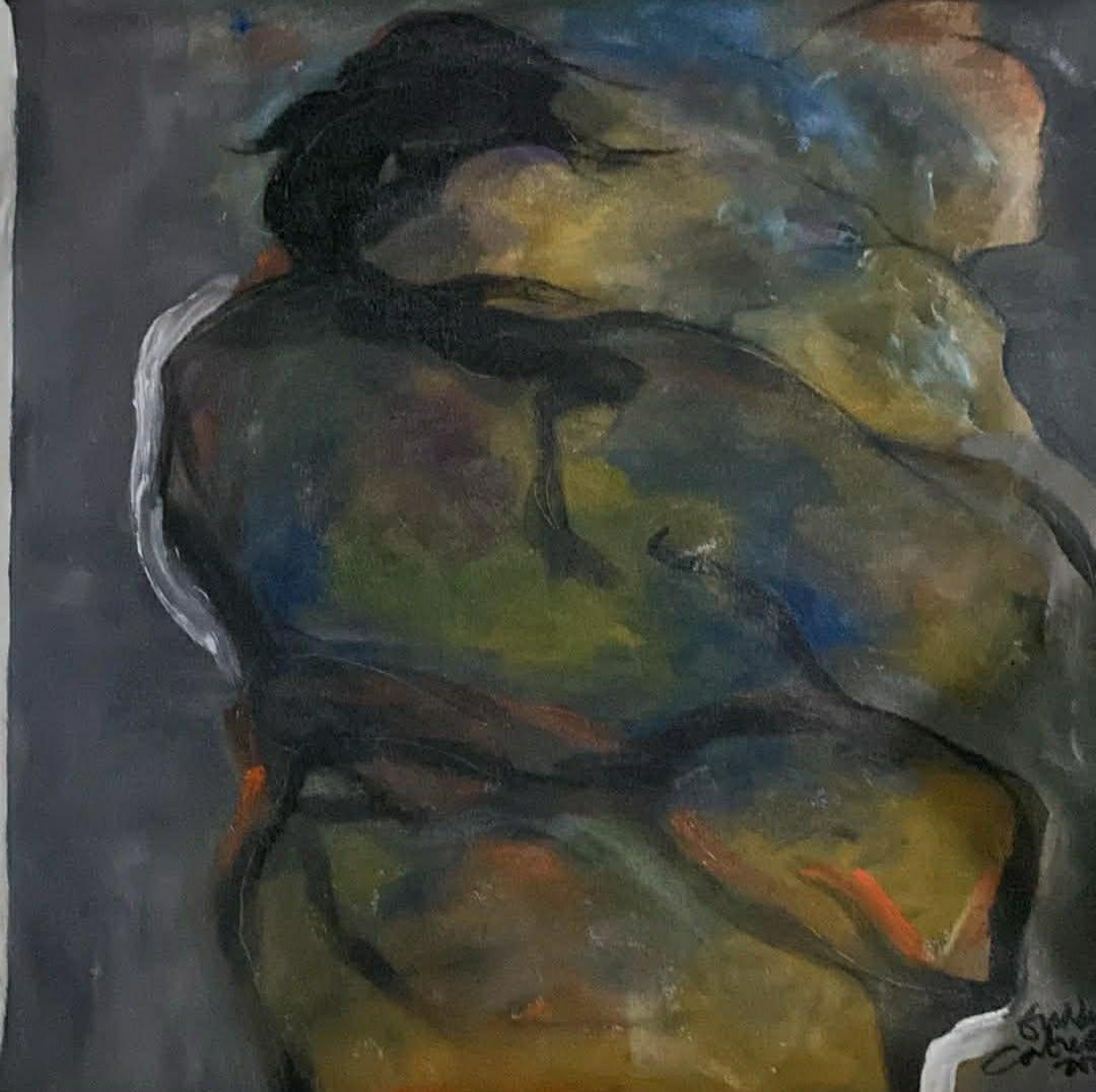 Isadora with bulul image